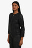Pre-Loved Chanel™ 2013 Black Nylon Puffer Windbreaker Jacket Size 34