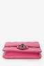 Pre-Loved Chanel™ 2013 Pink Quilted Lambskin Mini Crossing Times Flap Bag