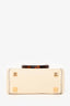 Fendi 2022 Cream Leather Acrylic Handle Mini Sunshine Crossbody