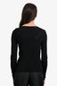 Balenciaga Black Knit Logo All Over Top Size S