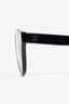 Pre-Loved Chanel™ Black 'Butterfly' Cat Eye Sunglasses