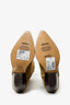 Isabel Marant Khaki Green Suede Denvee 40mm Cowboy Boots Size 37