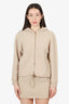 Miu Miu Beige Wool/Cashmere Zip-up Hoodie Size 36