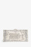 Christian Dior 2021 Grey Canvas Toile de Jouy Embroidered Medium Book Tote