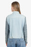 Akris Punto Blue Tweed/Denim Jacket Size 14