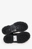 Gucci Black Leather Horsebit Chunky Boots Size 38.5