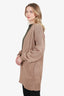 Brunello Cucinelli Brown Sequin Button Up Cardigan Size XXS
