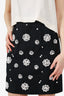 Tibi Black/White Beaded Sleeveless Dress Size 6