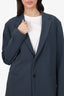 Theory Grey Single Breasted Blazer Size 44