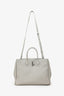 Burberry Taupe Leather Small Rocking Horse Tote Bag