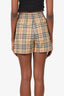 Burberry Brown Nova Stripe Shorts Size 2