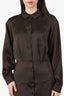 Samsoe Brown Satin Mini Dress Size S