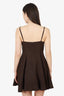 Shona Joy Brown Linen Mini Dress Size 6