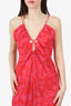 Shona Joy Floral/Multicolour Maxi Ruffle Dress Size 8