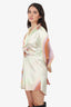 Jonathan Simkhai Multicolour Satin Mini Dress Size 4