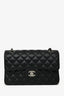 Pre-Loved Chanel™ 2018 Black Lambskin Leather Small Classic Double Flap