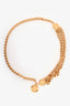 Pre-Loved Chanel™ 1996 Gold-tone Interlocking CC Logo Charm Waist Belt