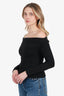 Reformation Black Off The Shoulder Top Size XS