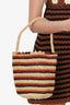 DÔEN Stripe Raffia Pia Bag