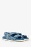 Gucci Blue Denim GG Sandals Size 39