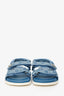 Gucci Blue Denim GG Sandals Size 39