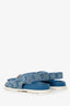 Gucci Blue Denim GG Sandals Size 39