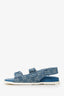 Gucci Blue Denim GG Sandals Size 39