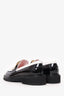 Roger Vivier Black/White Patent Leather Loafers Size 39