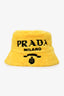 Prada Yellow Terry Cloth Bucket Hat Size M
