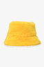 Prada Yellow Terry Cloth Bucket Hat Size M