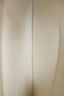 Bottega Veneta White Brushed Calfskin Flap Shoulder Bag With Green Metal Detail