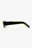 Prada Black/Yellow Frame  PR 01WS 53 Rectangle Sunglasses