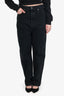Khaite Black Denim Straight Leg Jeans size 32