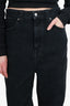 Khaite Black Denim Straight Leg Jeans size 32
