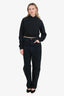 Khaite Black Denim Straight Leg Jeans size 32