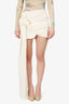 Jacquemus White Le Papier 'la Jupe Baccala' Mini Skirt Size 40