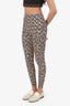 Burberry Brown Madden TB-Monogram Leggings Size M
