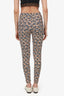 Burberry Brown Madden TB-Monogram Leggings Size M