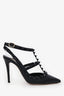 Valentino Black Rockstud Cage Heels Size 36