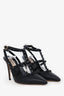 Valentino Black Rockstud Cage Heels Size 36