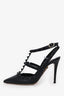 Valentino Black Rockstud Cage Heels Size 36
