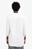 James Perse White Linen V-Neck Tunic Top Size 3