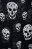 Alexander McQueen Black Silk Skull Square Scarf