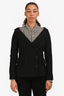 Veronica Beard Black Double Breasted Fitted Blazer Size 8