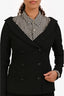 Veronica Beard Black Double Breasted Fitted Blazer Size 8