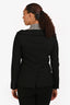 Veronica Beard Black Double Breasted Fitted Blazer Size 8