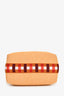 Hermès Orange Wool Small 'Bride-à-Brac' Square Pouch