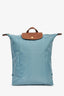 Longchamp Blue Nylon Le Pliage Original M Backpack