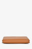 Hermès Gold Leather Calvi Duo Card Holder