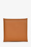 Hermès Gold Epsom Leather 'Calvi Duo' Coin Purse